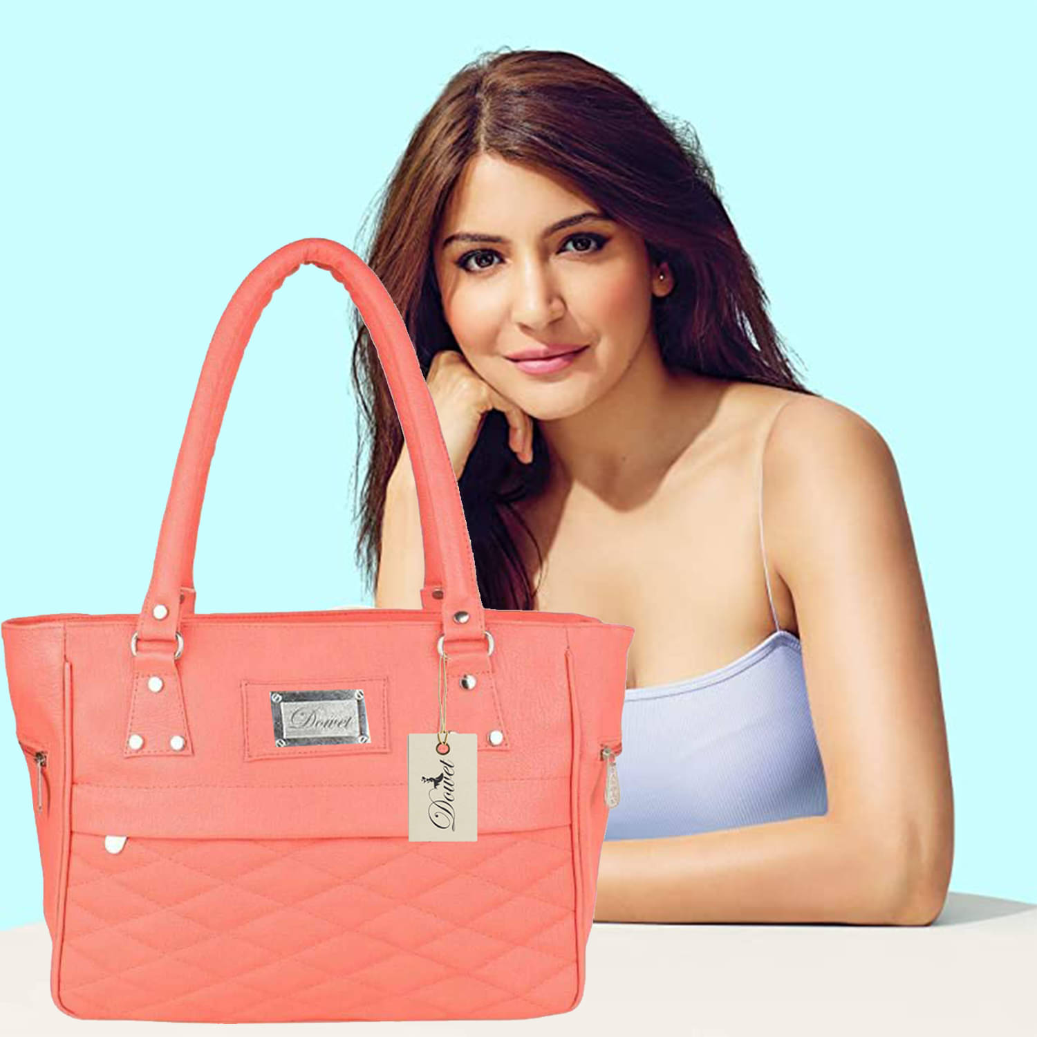     			JMC_Ent. Shoulder Bag PU Set of 1 ( Peach )