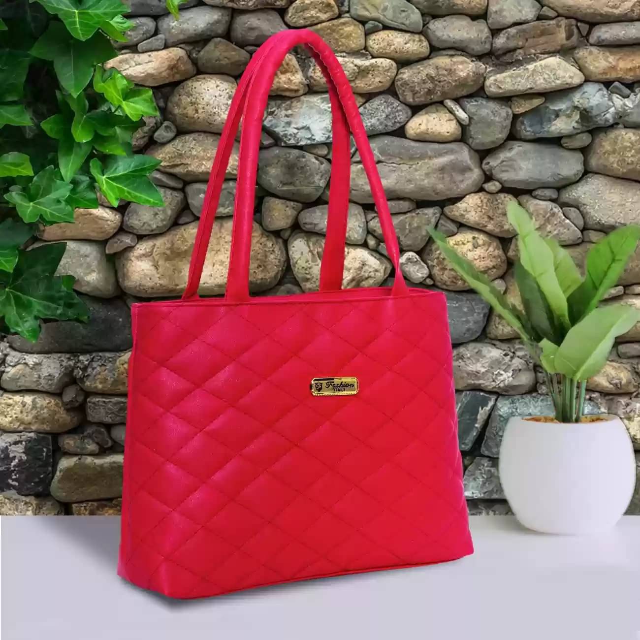     			JMC_Ent Shoulder Bag Rexin Set of 1 ( Red )
