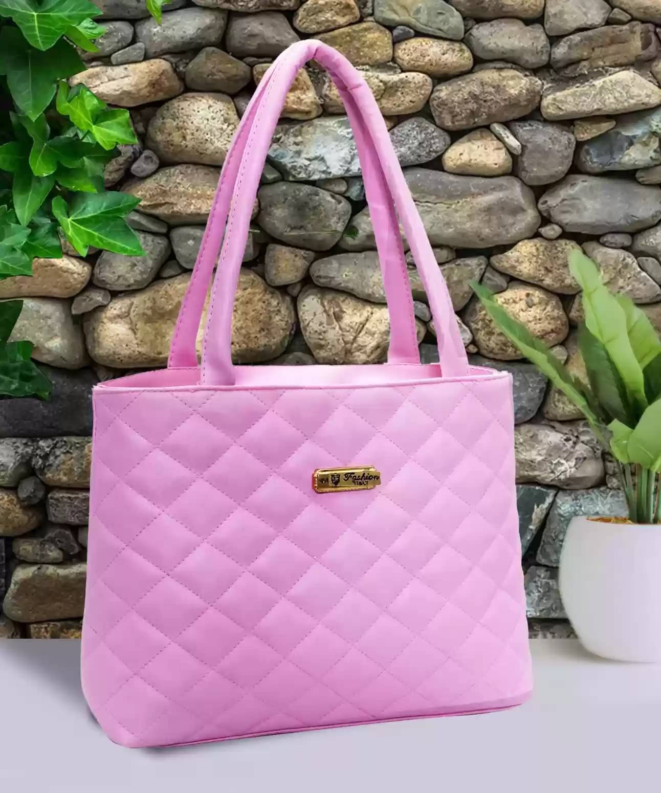     			JMC_Ent. Shoulder Bag Rexin Set of 1 ( Pink )