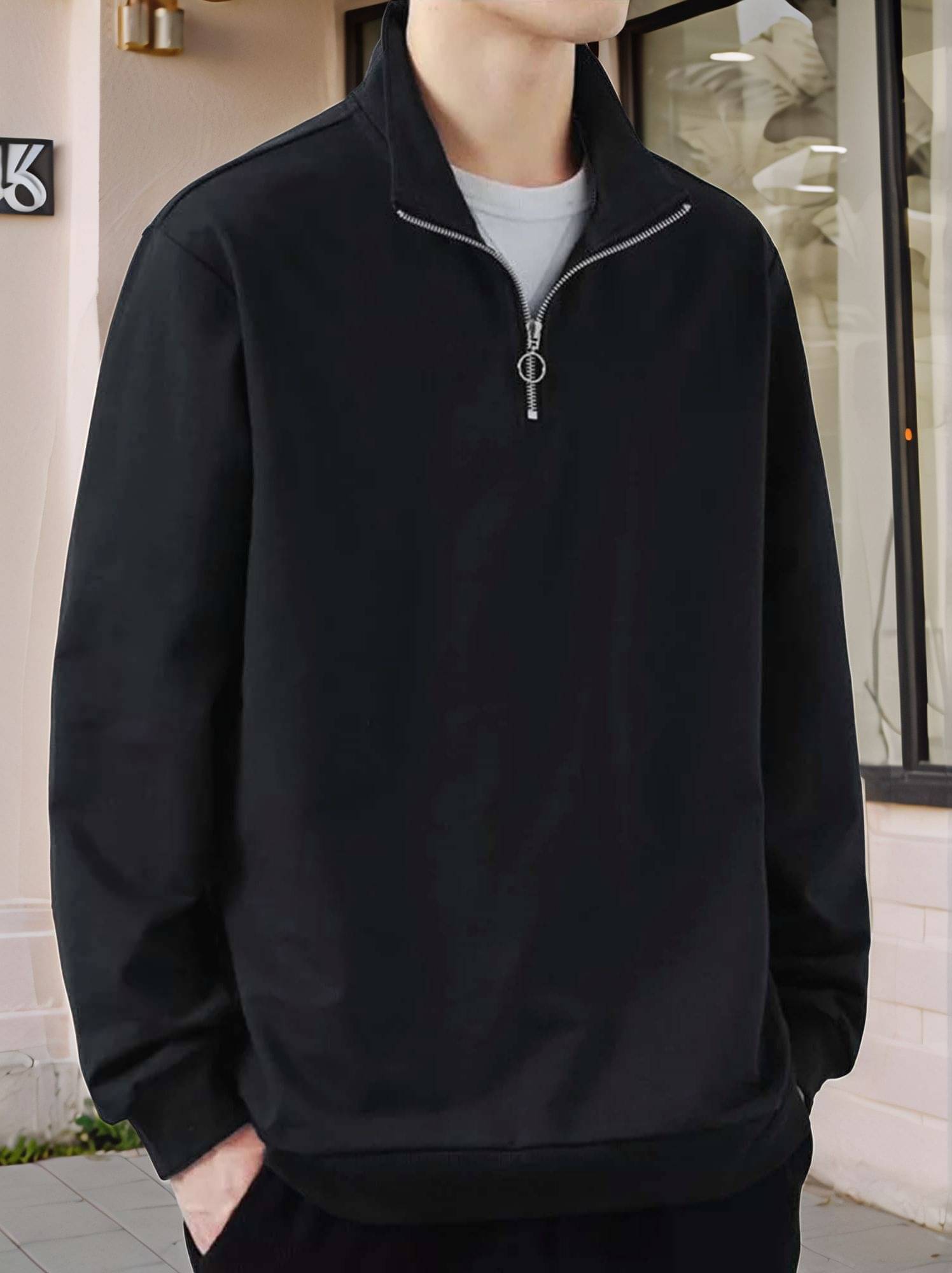 JUMP CUTS Cotton Blend Polo Collar Men's Sweatshirt - Maroon ( Pack of 1 ) JUMP CUTS Cotton Blend Polo Collar Men's Sweatshirt - Maroon ( Pack of 1 )