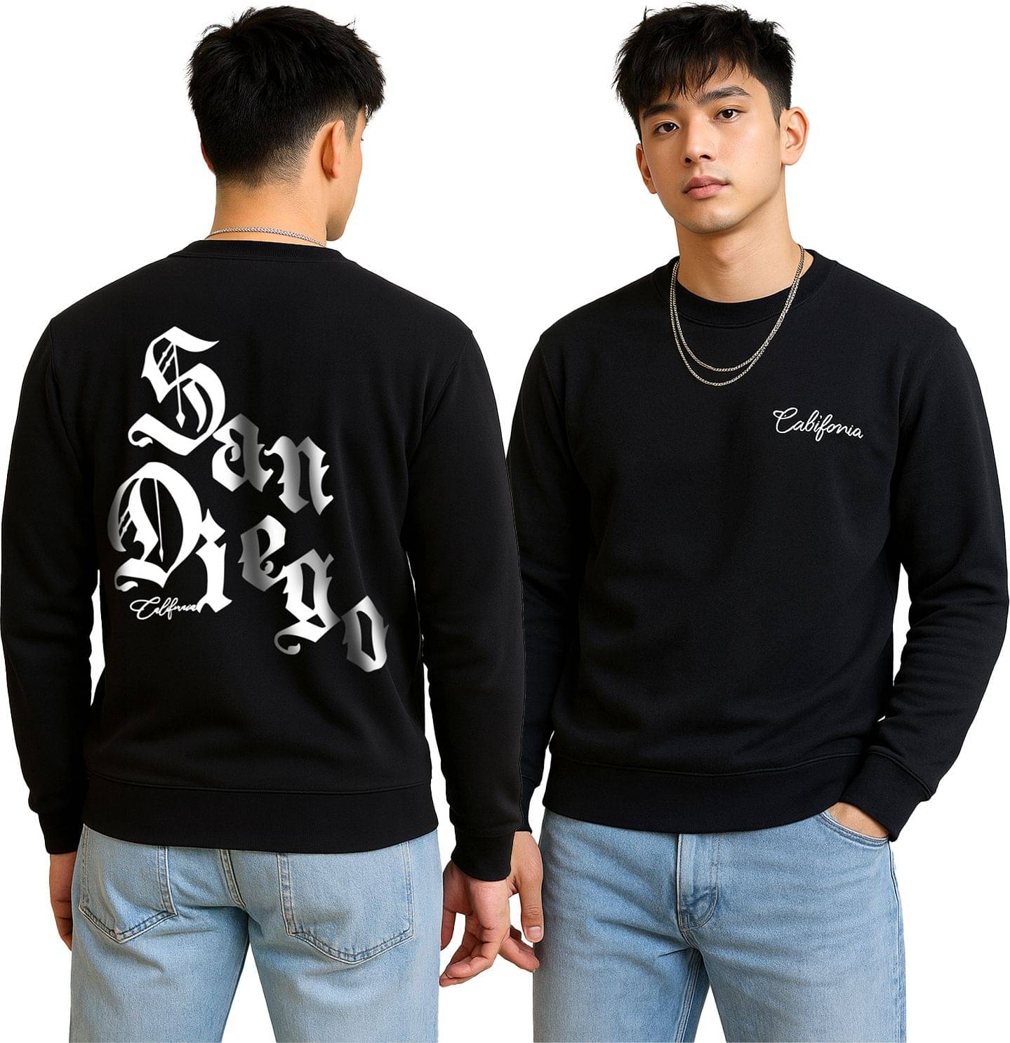     			JUMP CUTS Cotton Blend Round Neck Men's Sweatshirt - Dark Blue ( Pack of 1 )