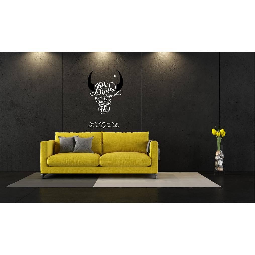     			Jallikattu - It's in our Blood wall Decal