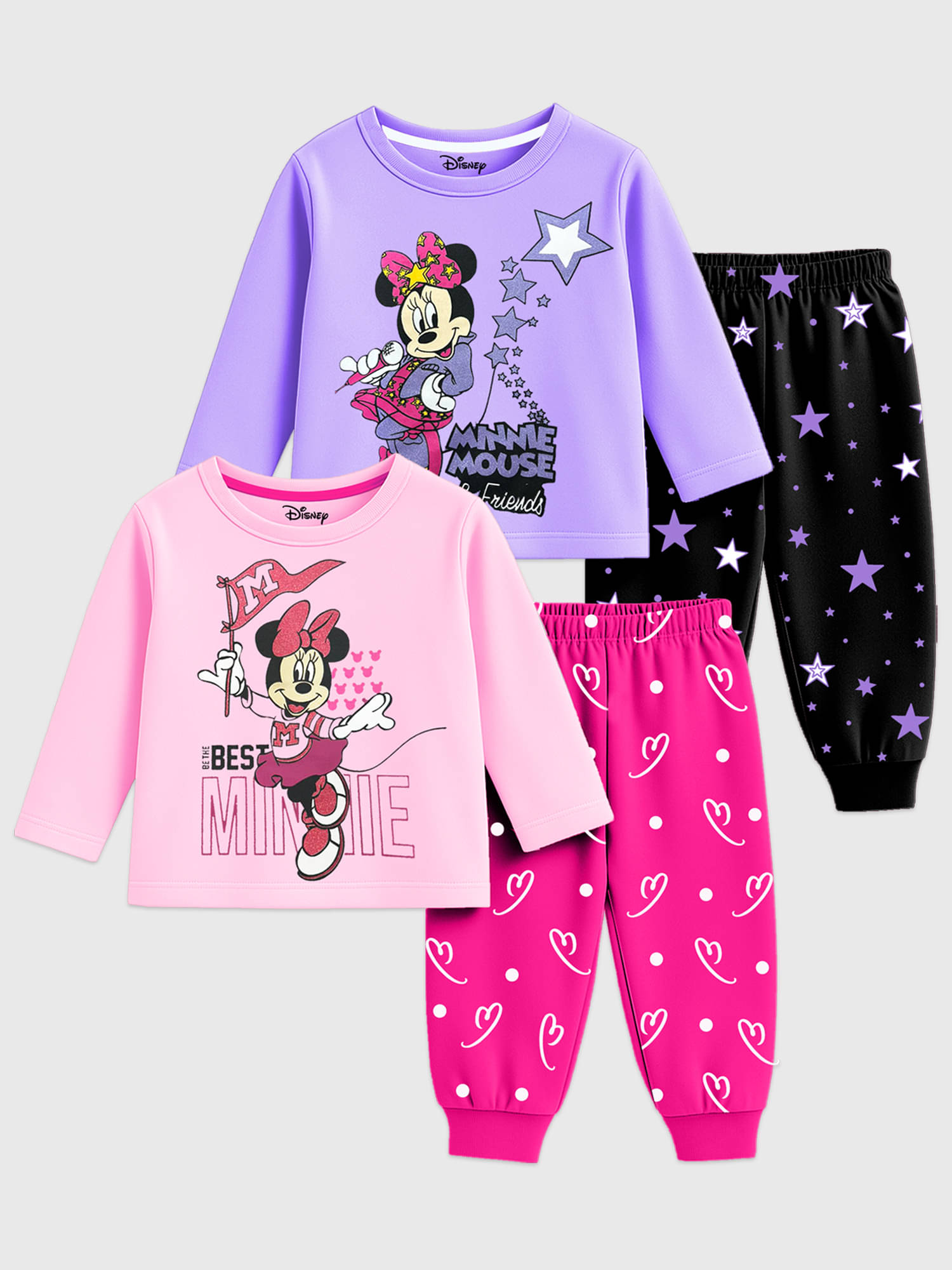 Kuchipoo Pack of 2 Girls Cotton Blend T-shirt & Trackpants ( Multicolor 14 )     			Kuchipoo Pack of 2 Girls Cotton Blend T-shirt & Trackpants ( Multicolor 14 )