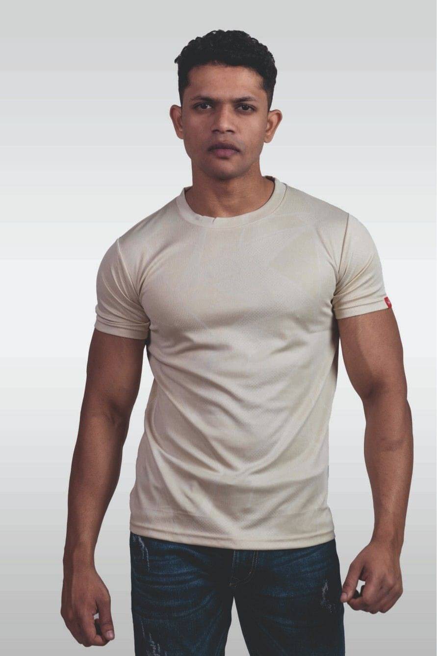 LYNX Men Cotton Relaxed Fit Self Design T-Shirt ( white )     			LYNX Men Cotton Relaxed Fit Self Design T-Shirt ( white )