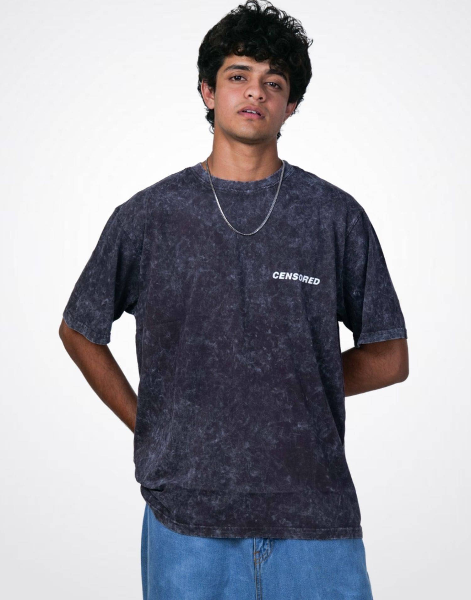 LYNX Men Cotton Relaxed Fit Printed T-Shirt ( Grey )     			LYNX Men Cotton Relaxed Fit Printed T-Shirt ( Grey )