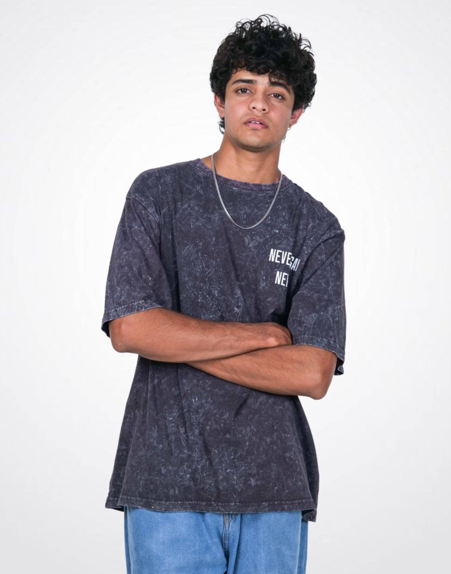 LYNX Men Cotton Relaxed Fit Printed T-Shirt ( Grey )     			LYNX Men Cotton Relaxed Fit Printed T-Shirt ( Grey )