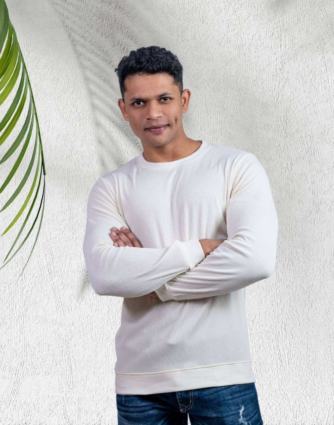 LYNX Men Cotton Relaxed Fit Self Design T-Shirt ( Beige )     			LYNX Men Cotton Relaxed Fit Self Design T-Shirt ( Beige )