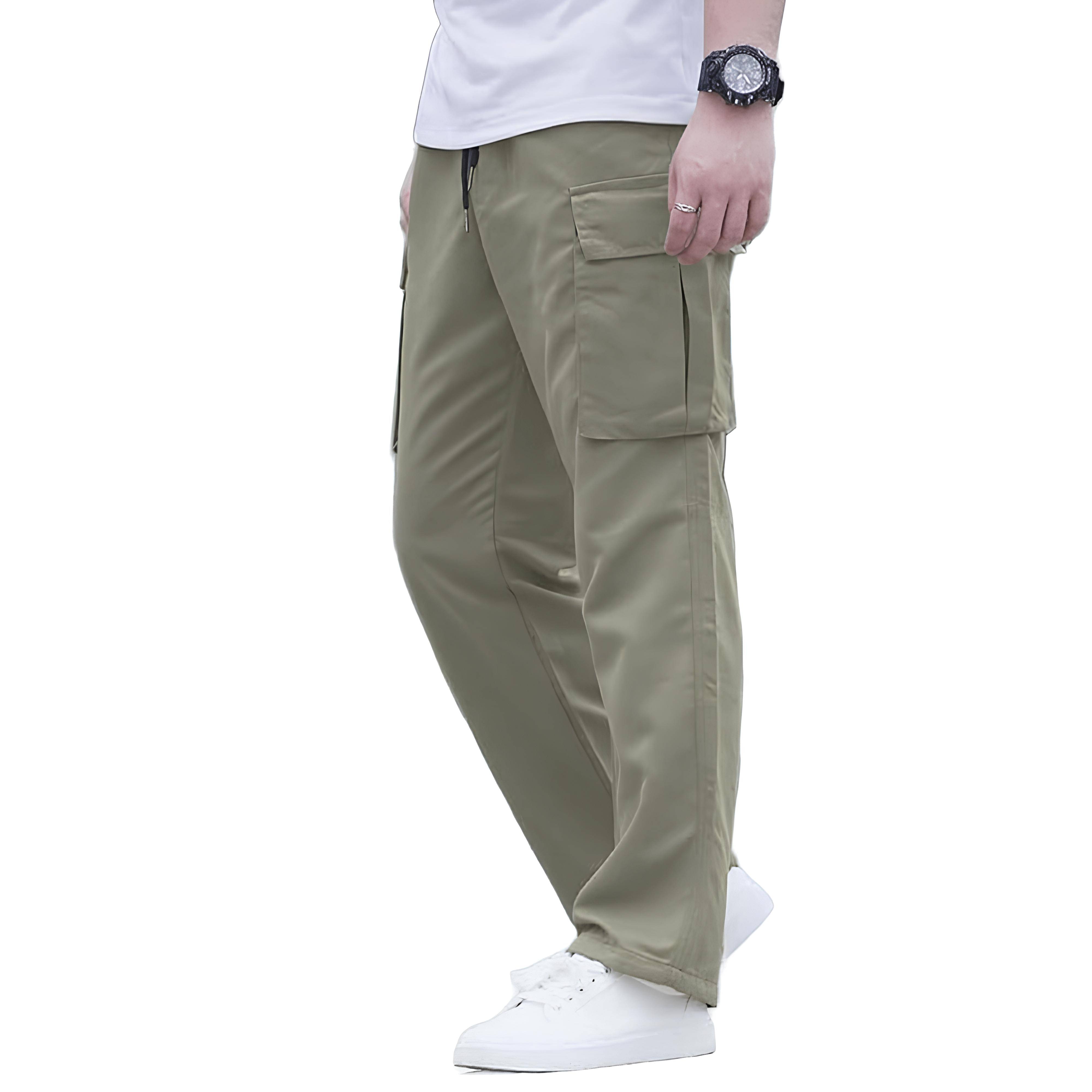     			MULTIWA Regular Men's Cargos - Olive Green ( Pack of 1 )