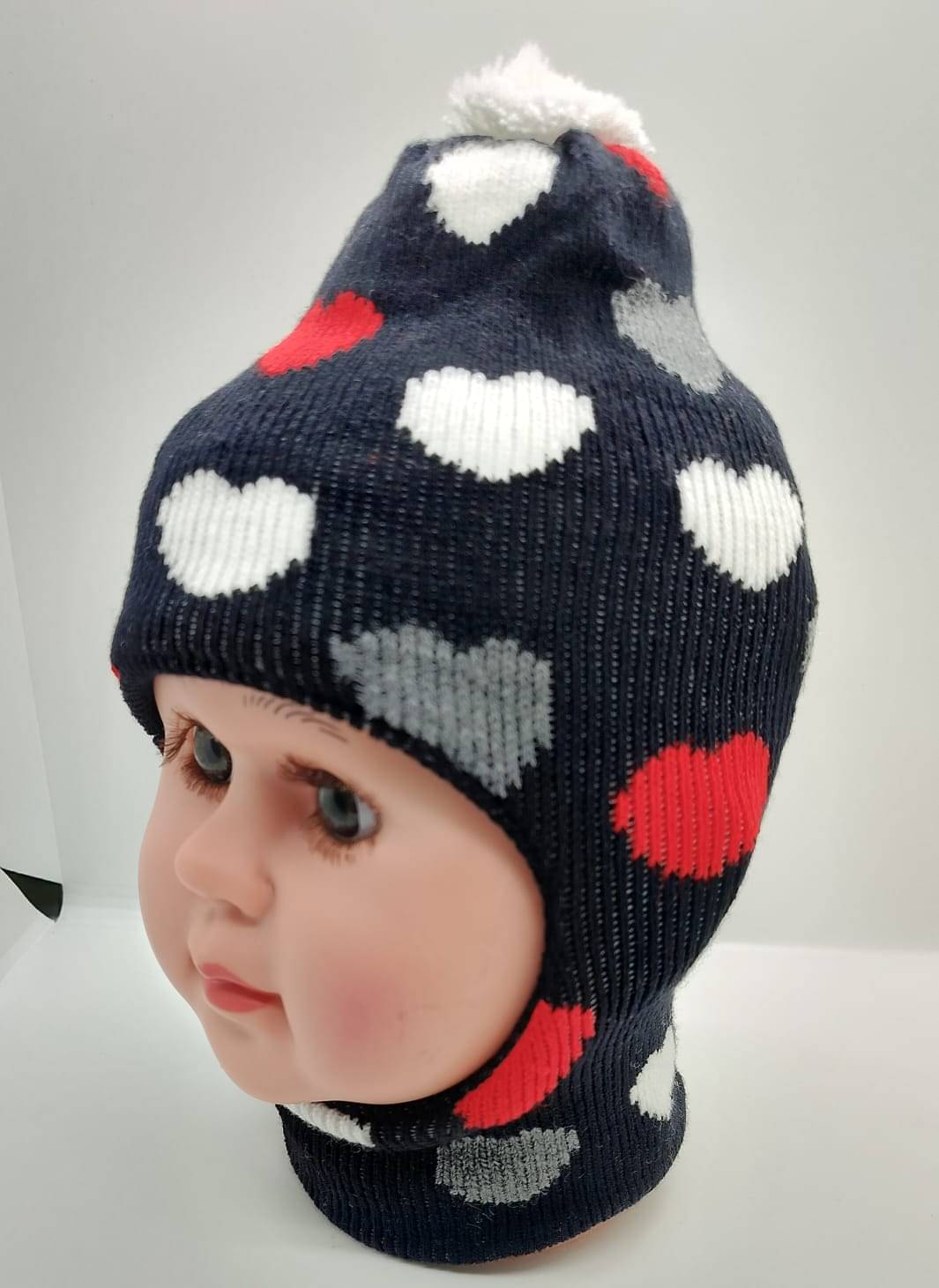     			N S TREND Pack of 1 Unisex for Baby Winter Caps ( Black )