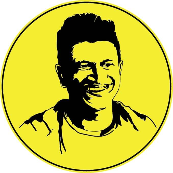     			PEACOCKRIDE APPU Puneeth Rajkumar I Kannada Cinema I Bike Sticker ( PVC Vinyl )