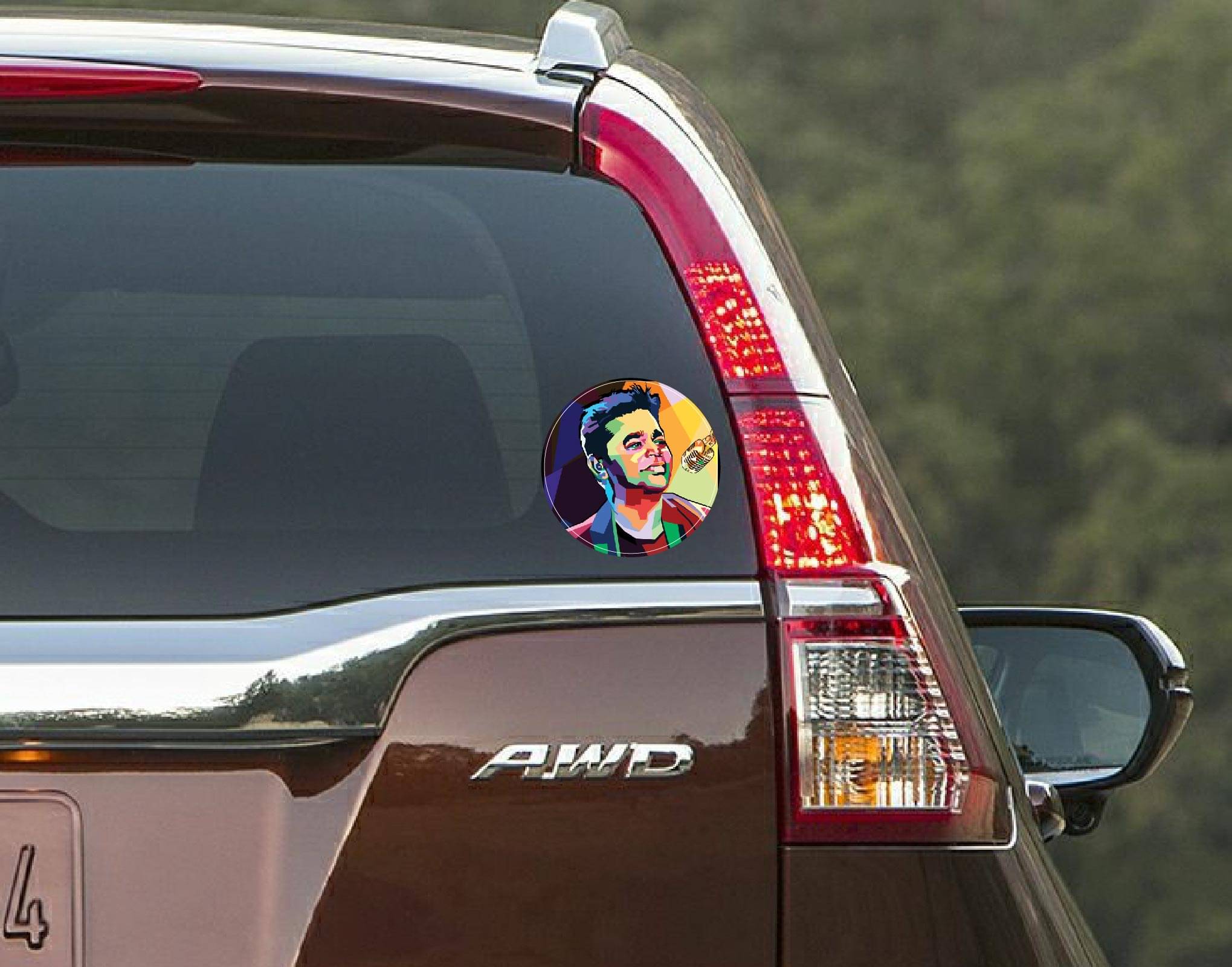 PEACOCKRIDE AR Rahman I The Mozart of Madras I Car Window Sticker ( PVC Vinyl )     			PEACOCKRIDE AR Rahman I The Mozart of Madras I Car Window Sticker ( PVC Vinyl )