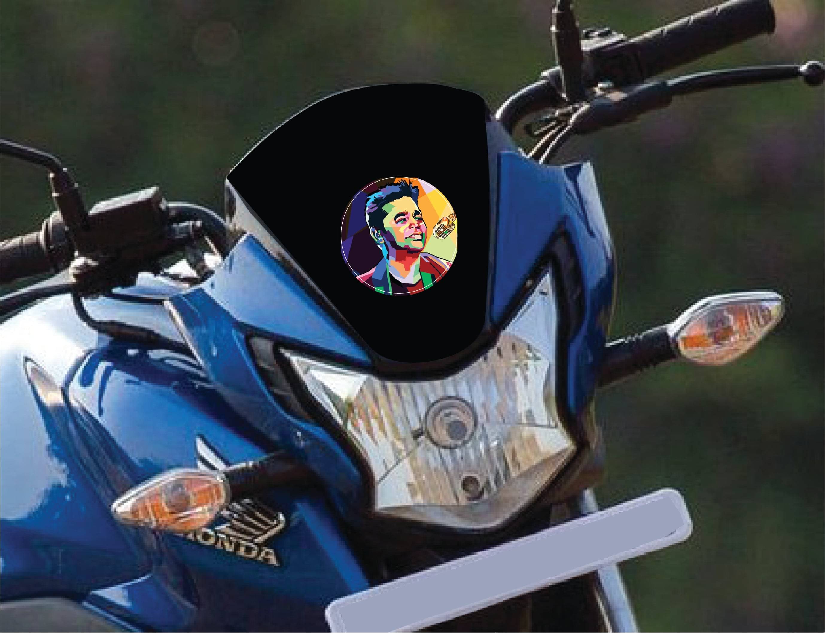 PEACOCKRIDE AR Rahman I The Mozart of Madras I Bike Sticker ( PVC Vinyl ) PEACOCKRIDE AR Rahman I The Mozart of Madras I Bike Sticker ( PVC Vinyl )
