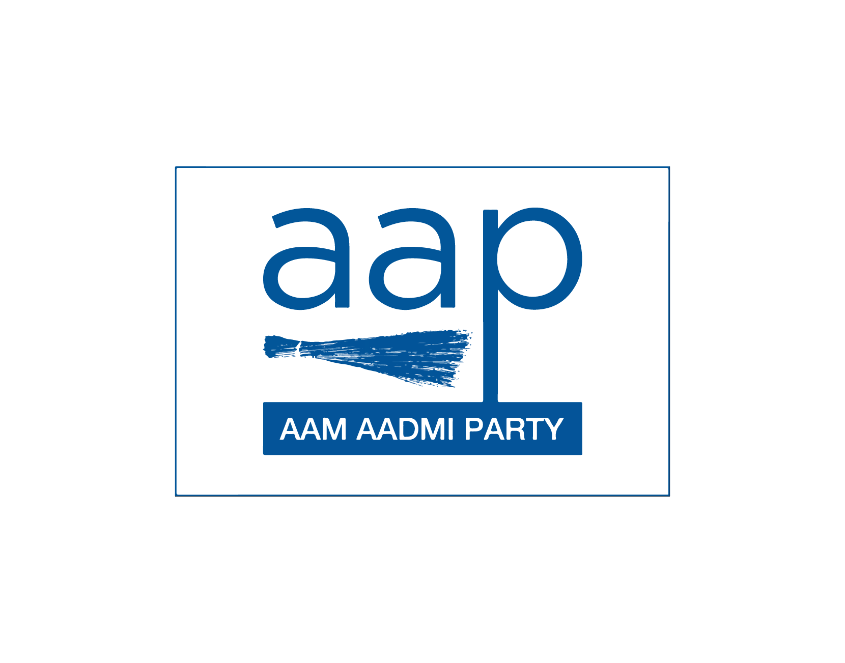     			PEACOCKRIDE Aam Aadmi Party I AAP I Flag Bike Sticker ( PVC Vinyl )