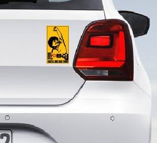 PEACOCKRIDE Appu Puneeth Rajkumar I Karnataka I Kannada Cinema I Car Bumper Sticker ( PVC Vinyl )     			PEACOCKRIDE Appu Puneeth Rajkumar I Karnataka I Kannada Cinema I Car Bumper Sticker ( PVC Vinyl )