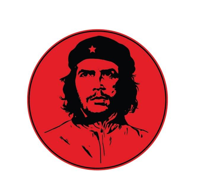     			PEACOCKRIDE Che Guevara Bike Sticker ( PVC Vinyl )