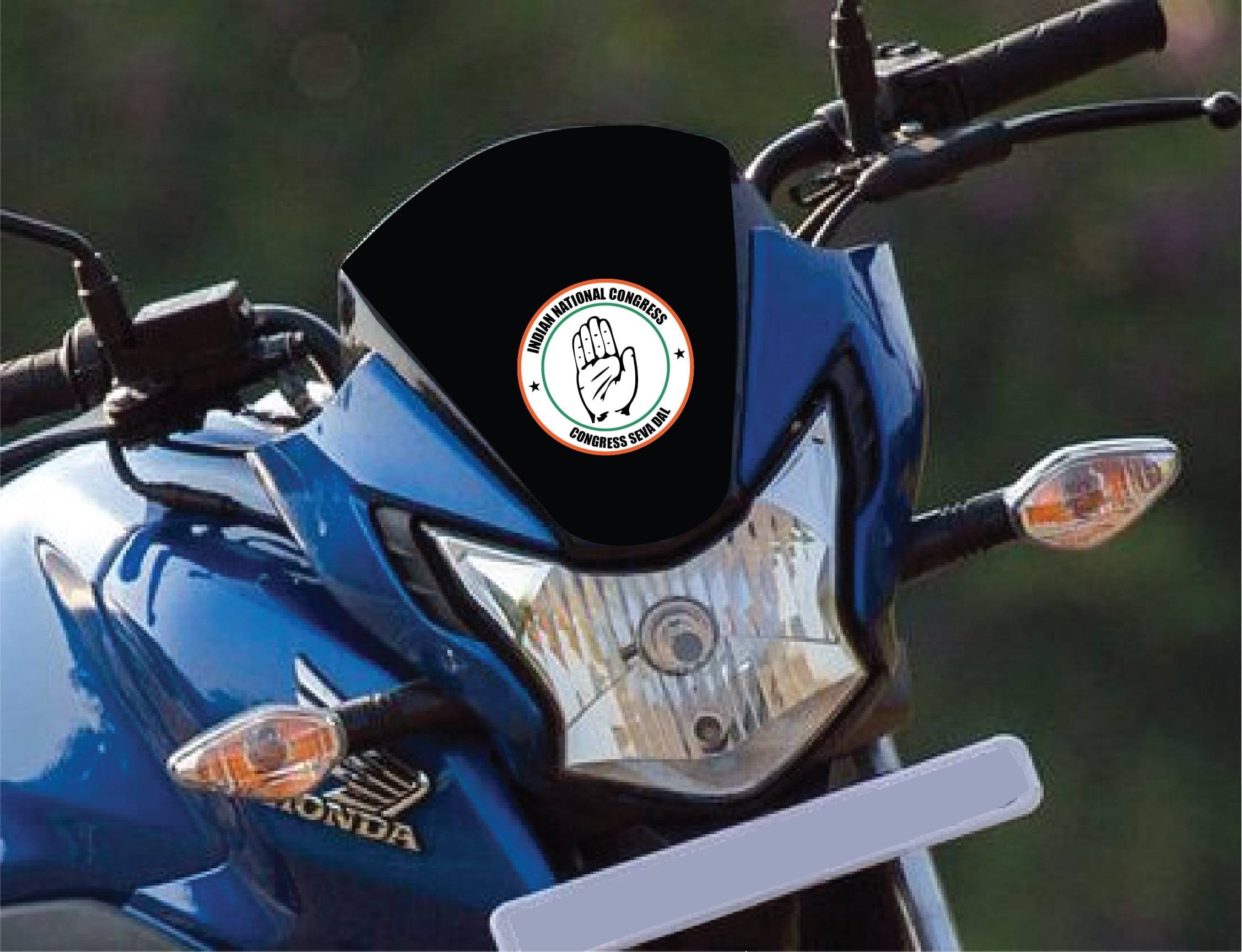 PEACOCKRIDE Congress Seva Dal I Indian National Congress I Frontal Organizations I INC Party I INC I Bike Stickers ( PVC Vinyl ) PEACOCKRIDE Congress Seva Dal I Indian National Congress I Frontal Organizations I INC Party I INC I Bike Stickers ( PVC Vinyl )