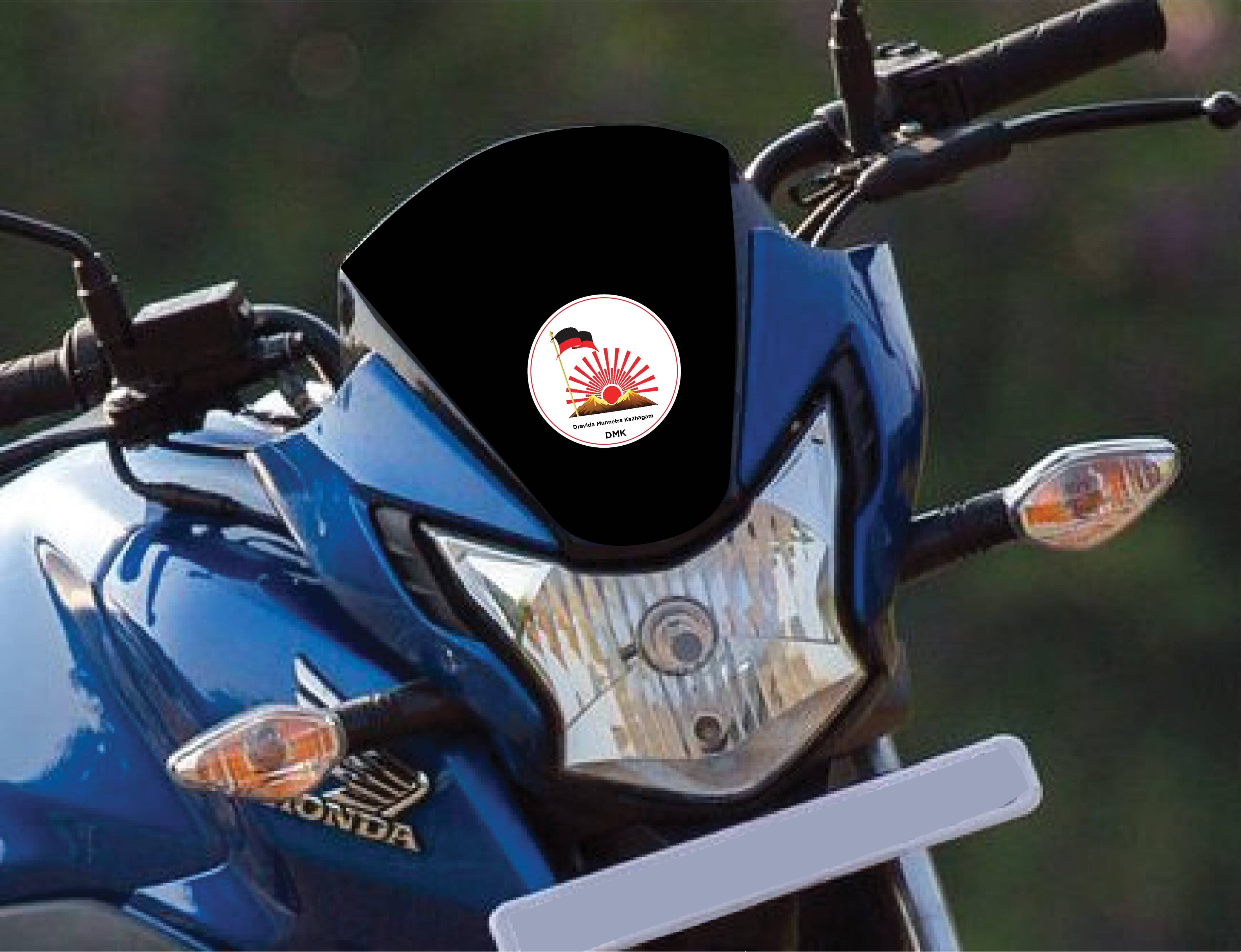 PEACOCKRIDE DMK I Dravida Munnetra Kazhagam Party I M K Stalin I Bike Sticker ( PVC Vinyl ) PEACOCKRIDE DMK I Dravida Munnetra Kazhagam Party I M K Stalin I Bike Sticker ( PVC Vinyl )