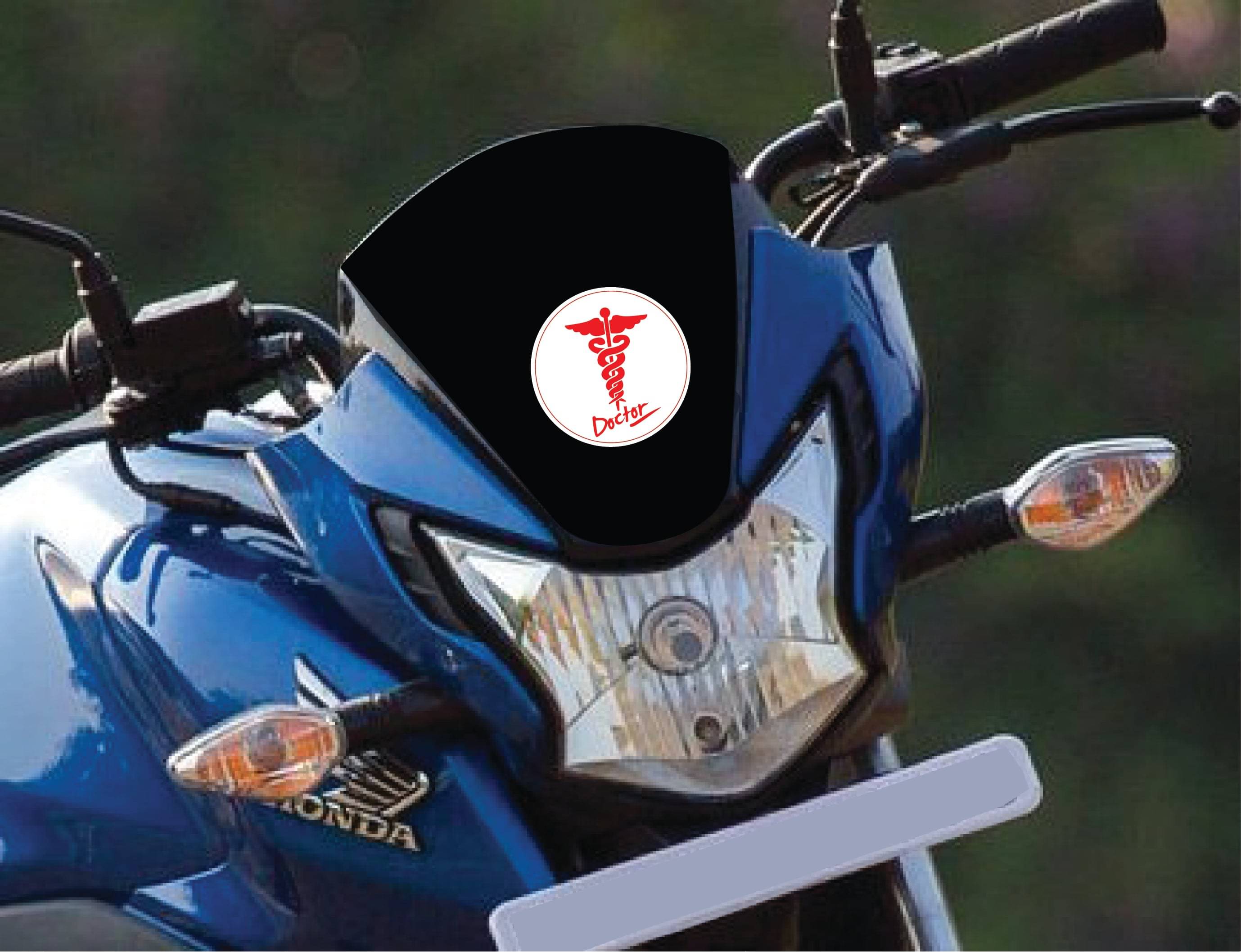     			PEACOCKRIDE Doctor I Bike Sticker ( PVC Vinyl )