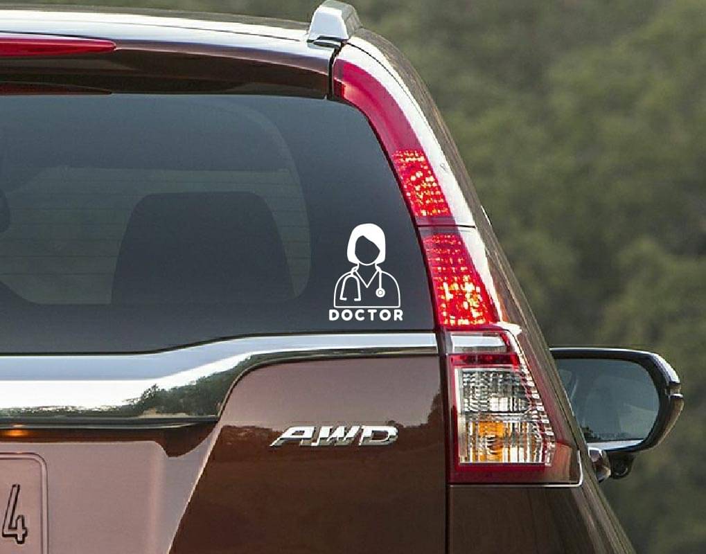 PEACOCKRIDE Doctor I Hospital I Clinic I Doctor Series 2 I Car Window Sticker (PVC Vinyl) PEACOCKRIDE Doctor I Hospital I Clinic I Doctor Series 2 I Car Window Sticker (PVC Vinyl)
