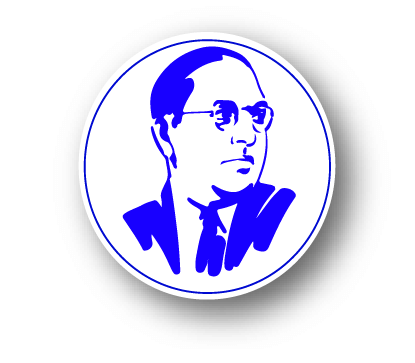     			PEACOCKRIDE Dr. Ambedkar Bike Sticker ( PVC Vinyl )