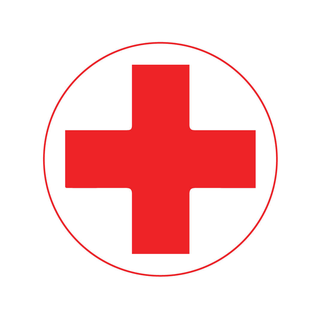     			PEACOCKRIDE Emergency Symbol I Hospital I Junior Red Cross I JRC I Youth Red Cross I YRC I Medical I Bike Sticker ( PVC Vinyl )