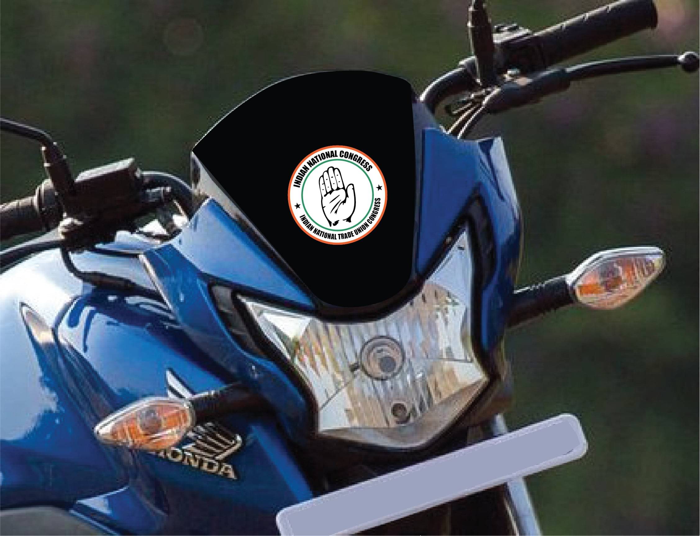 PEACOCKRIDE INTUC I Indian National Congress I Frontal Organizations I INC Party I INC I Bike Stickers ( PVC Vinyl ) PEACOCKRIDE INTUC I Indian National Congress I Frontal Organizations I INC Party I INC I Bike Stickers ( PVC Vinyl )