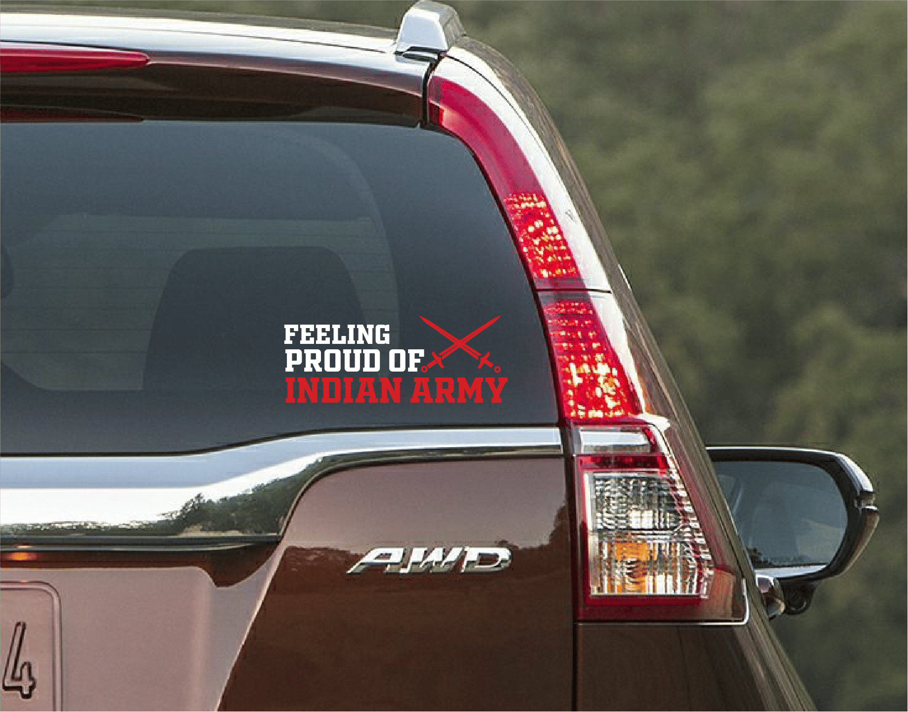 PEACOCKRIDE Indian Army I Feeling Proud of Indian Army I Indian Soldiers I Jaihind I India I Car Window Decal ( PVC Vinyl ) PEACOCKRIDE Indian Army I Feeling Proud of Indian Army I Indian Soldiers I Jaihind I India I Car Window Decal ( PVC Vinyl )