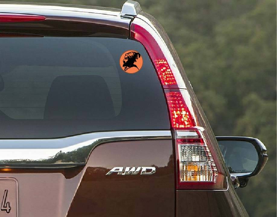 PEACOCKRIDE Jai Shivaji Maharaj Car Window Sticker ( PVC Vinyl )     			PEACOCKRIDE Jai Shivaji Maharaj Car Window Sticker ( PVC Vinyl )