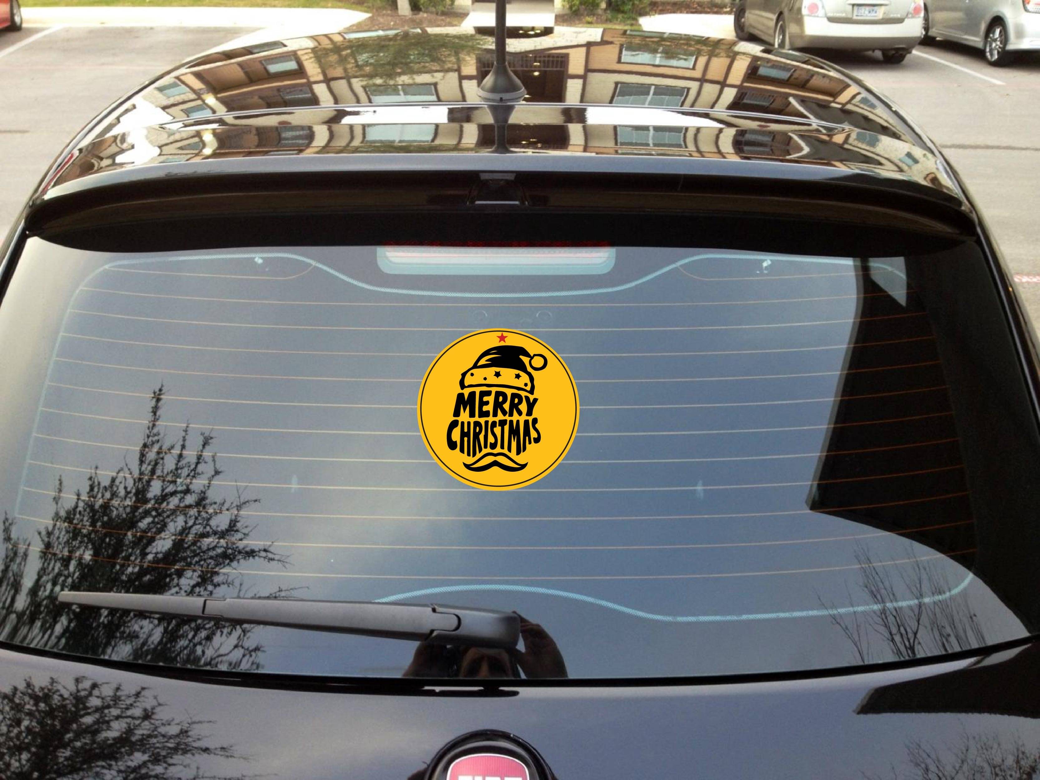 PEACOCKRIDE Jesus Christ I Christmas I Merry Christmas I Car Window Sticker ( PVC Vinyl )     			PEACOCKRIDE Jesus Christ I Christmas I Merry Christmas I Car Window Sticker ( PVC Vinyl )