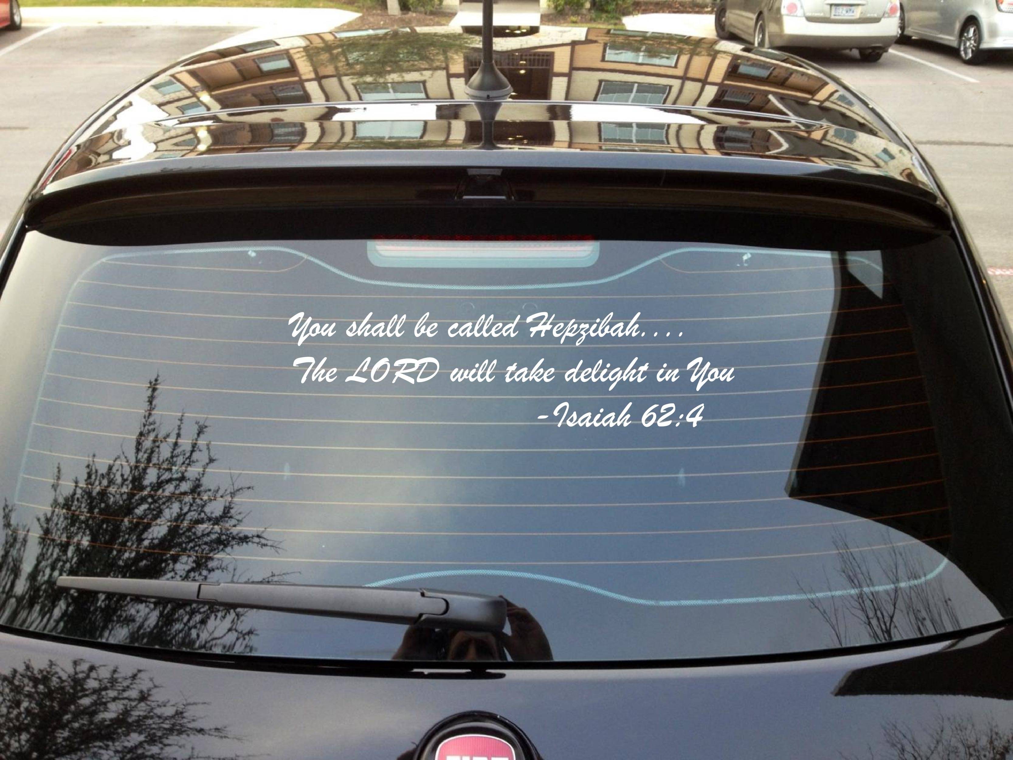 PEACOCKRIDE Jesus I You Shall be I Jesus Christ I Bible Quote I Car Window Sticker ( PVC Vinyl )     			PEACOCKRIDE Jesus I You Shall be I Jesus Christ I Bible Quote I Car Window Sticker ( PVC Vinyl )