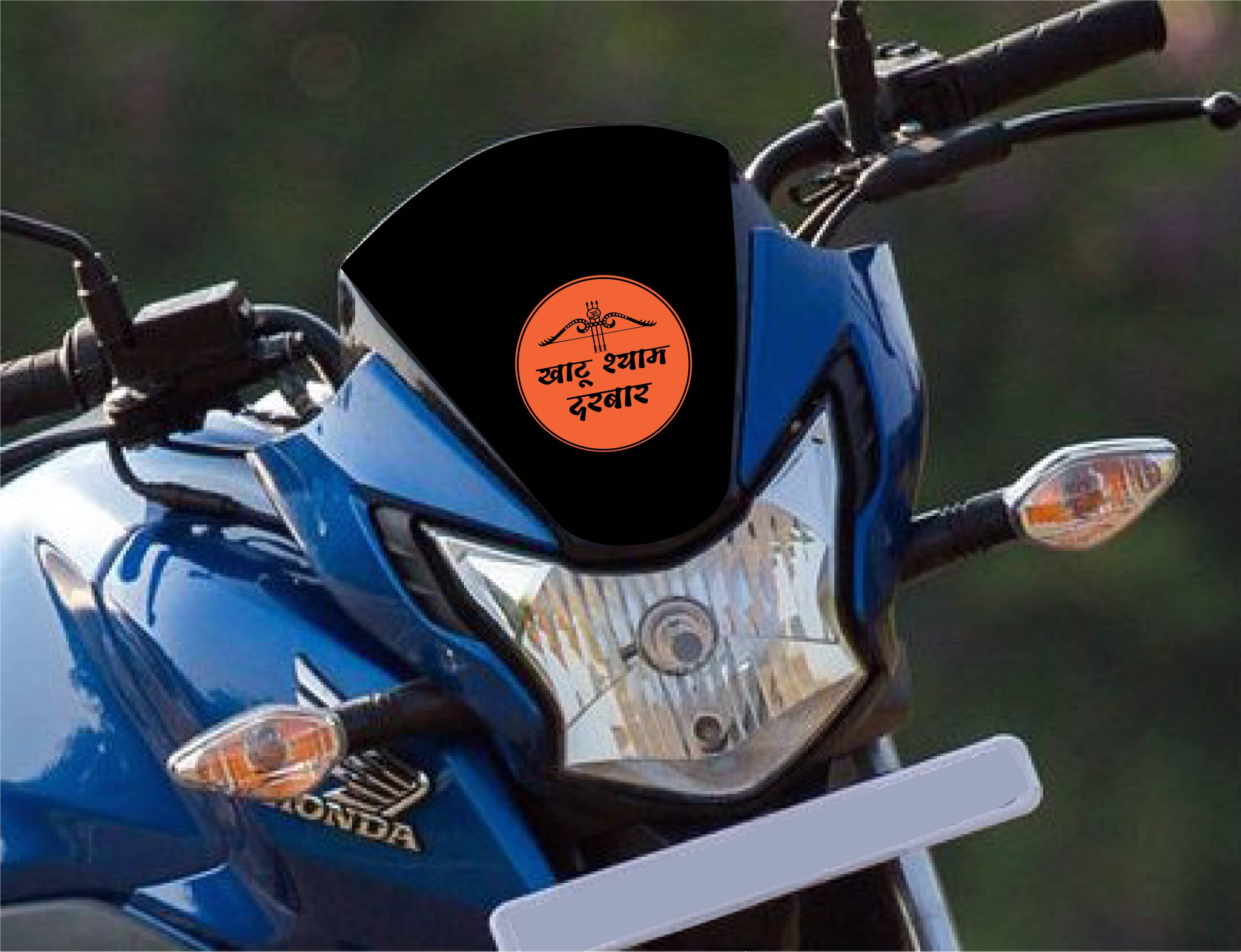 PEACOCKRIDE Khatoo I Khatu Shyam I Khatu Shyam Ji Quote I Rajasthan I Bike Sticker ( PVC Vinyl )     			PEACOCKRIDE Khatoo I Khatu Shyam I Khatu Shyam Ji Quote I Rajasthan I Bike Sticker ( PVC Vinyl )