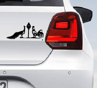 PEACOCKRIDE Lord Kandhan I Vel Mayil Seval I Murugan I Car Bumper Sticker ( PVC Vinyl )     			PEACOCKRIDE Lord Kandhan I Vel Mayil Seval I Murugan I Car Bumper Sticker ( PVC Vinyl )