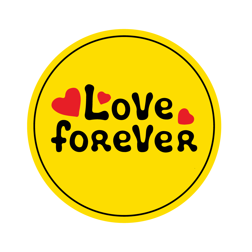 PEACOCKRIDE Love Forever I Romantic I Love I Valentines Day Series I Bike Sticker ( PVC Vinyl ) PEACOCKRIDE Love Forever I Romantic I Love I Valentines Day Series I Bike Sticker ( PVC Vinyl )