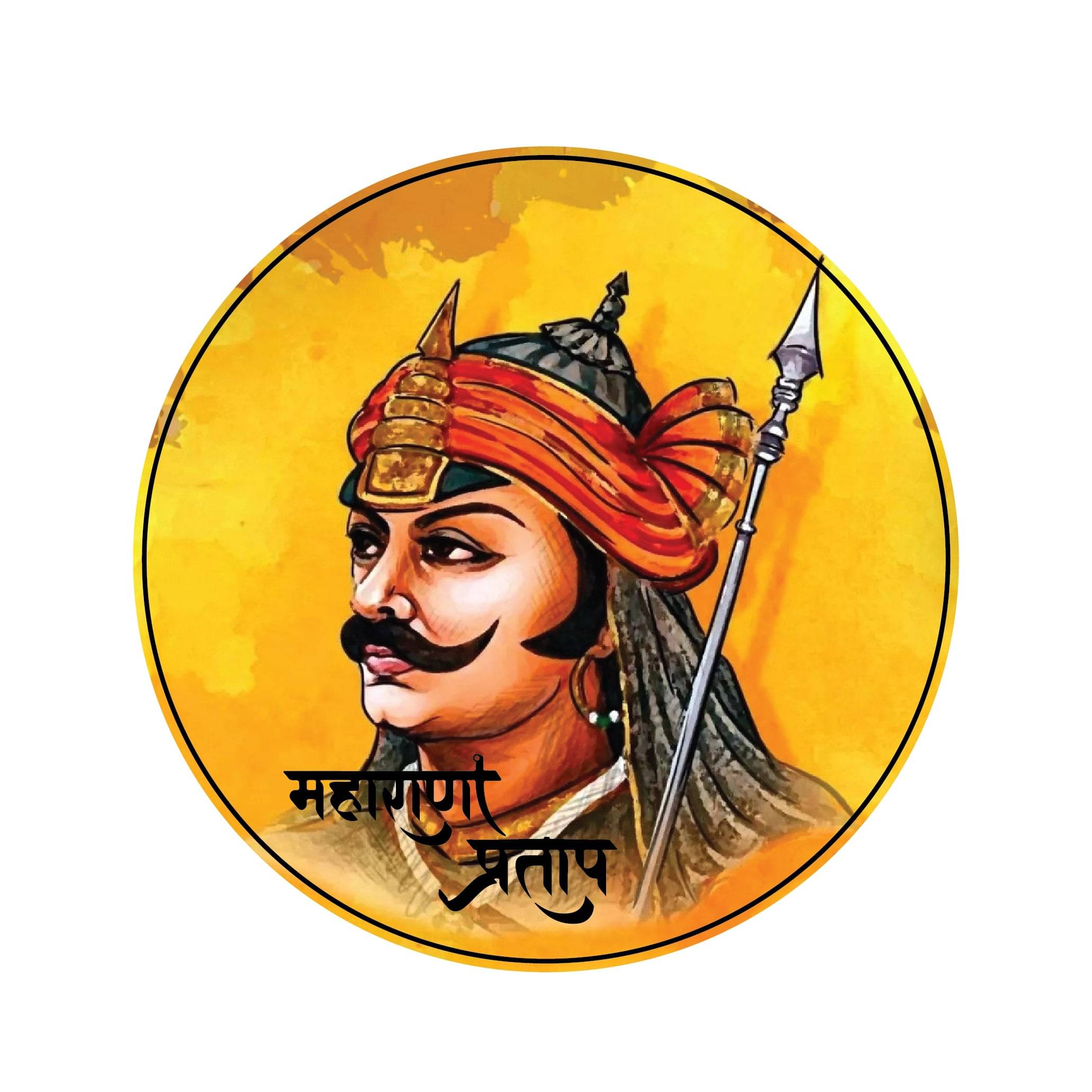 PEACOCKRIDE Maharana Pratap I The Greatest King of Mewar Empire I Bike Sticker ( PVC Vinyl ) PEACOCKRIDE Maharana Pratap I The Greatest King of Mewar Empire I Bike Sticker ( PVC Vinyl )
