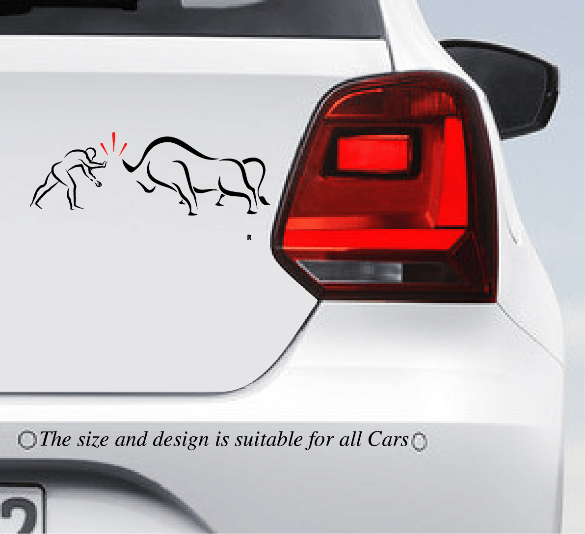 PEACOCKRIDE Man Vs Kaalai- I Support Jallikattu Car Bumper Sticker ( PVC Vinyl )     			PEACOCKRIDE Man Vs Kaalai- I Support Jallikattu Car Bumper Sticker ( PVC Vinyl )