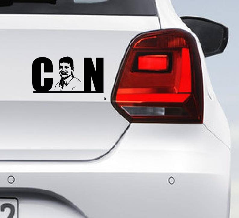 PEACOCKRIDE N. Chandrababu Naidu I Telugu Desam Party Symbols I TDP I Car Bumper Sticker ( PVC Vinyl )     			PEACOCKRIDE N. Chandrababu Naidu I Telugu Desam Party Symbols I TDP I Car Bumper Sticker ( PVC Vinyl )