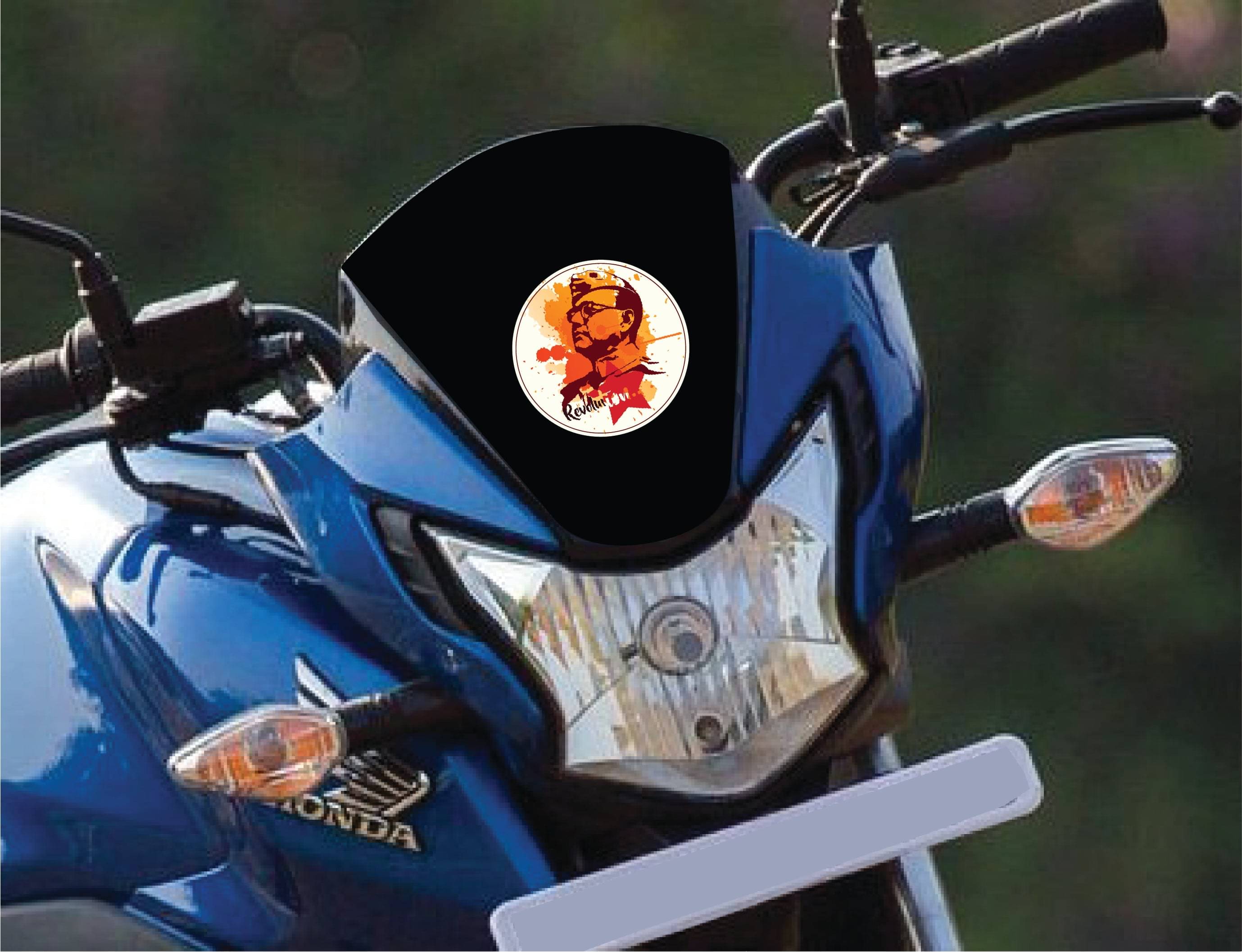 PEACOCKRIDE Netaji Subash Chandra Bose I Netaji I The Forgotten Hero I Bike Sticker ( PVC Vinyl ) PEACOCKRIDE Netaji Subash Chandra Bose I Netaji I The Forgotten Hero I Bike Sticker ( PVC Vinyl )