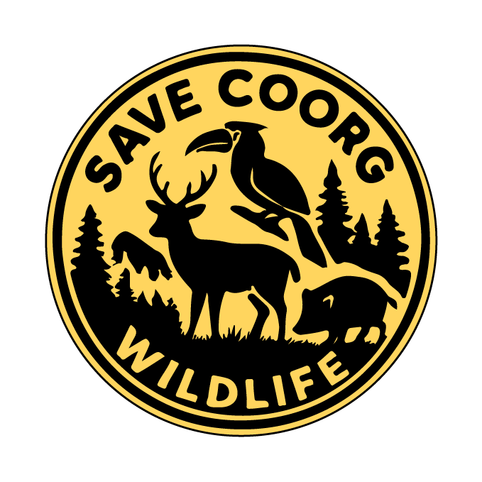     			PEACOCKRIDE Save Coorg Wild Life I Save Wild Life I Animal I Forest I Environmental I Karnataka I Bike Sticker ( PVC Vinyl )