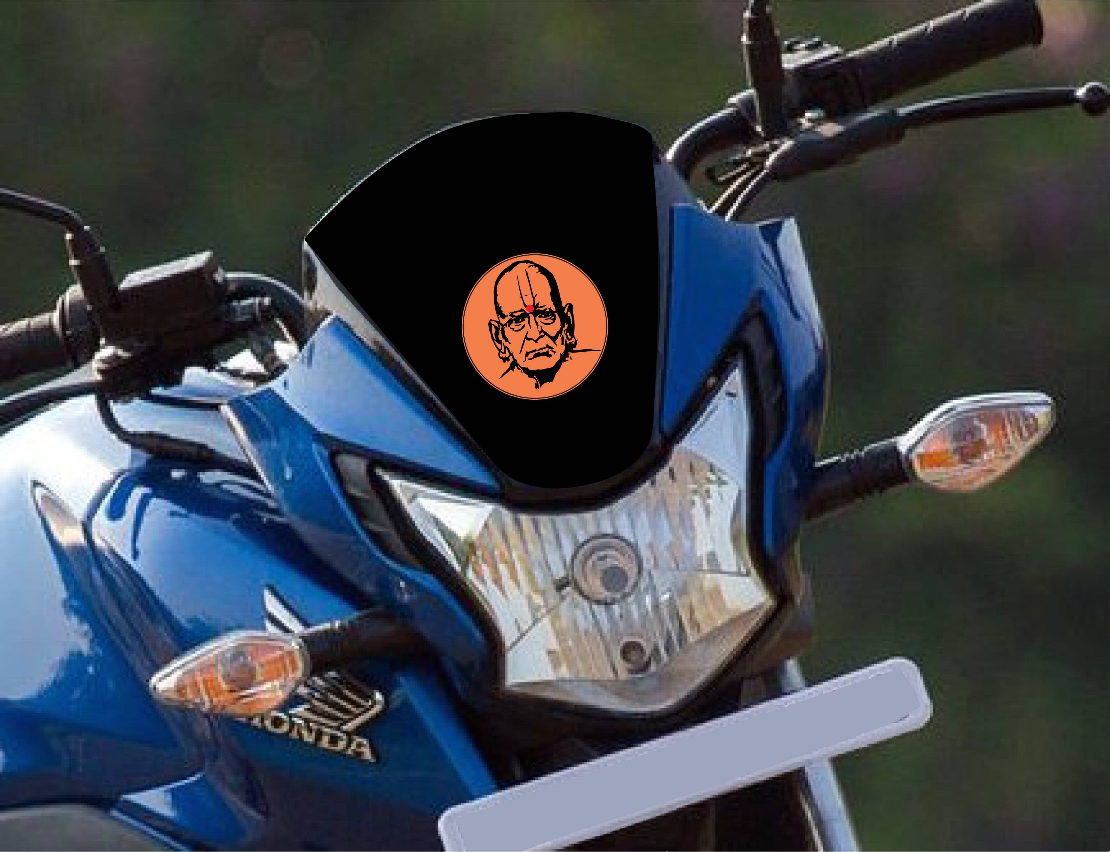 PEACOCKRIDE Shri Swami Samarth Maharaj I Swami Samarth Bike Sticker ( PVC Vinyl ) PEACOCKRIDE Shri Swami Samarth Maharaj I Swami Samarth Bike Sticker ( PVC Vinyl )