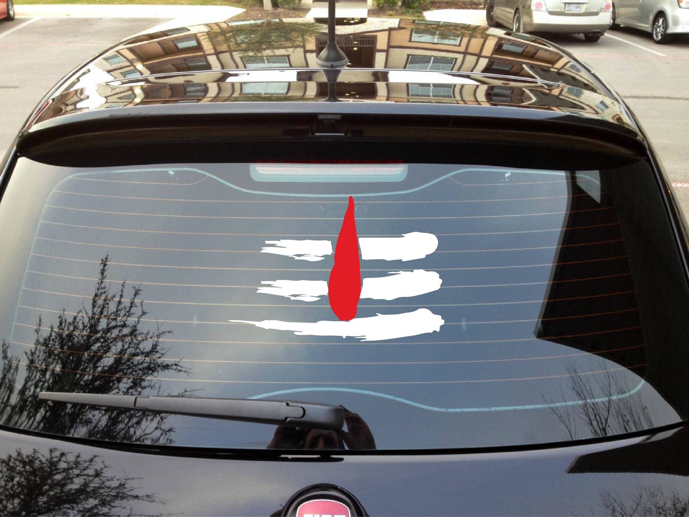 PEACOCKRIDE Sivan I Shivan I Car Window Decal ( PVC Vinyl )     			PEACOCKRIDE Sivan I Shivan I Car Window Decal ( PVC Vinyl )