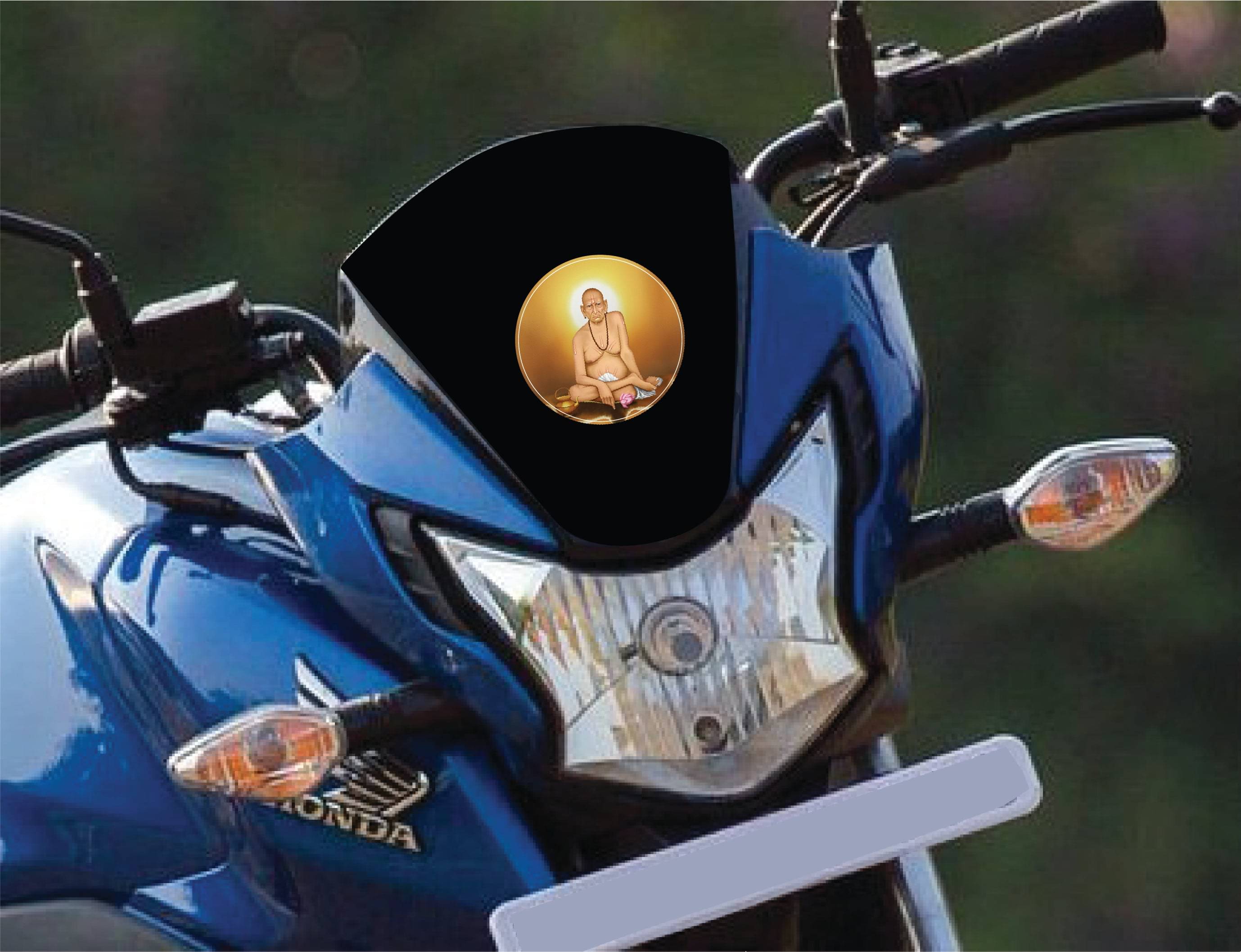 PEACOCKRIDE Swami Samarth I Shri Swami Samarth Maharaj I Bike Sticker ( PVC Vinyl ) PEACOCKRIDE Swami Samarth I Shri Swami Samarth Maharaj I Bike Sticker ( PVC Vinyl )