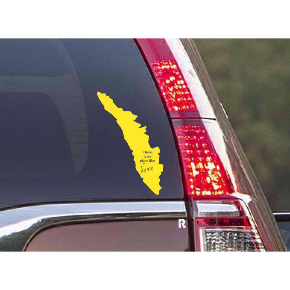 PEACOCKRIDE There is no place like Kerala Car window Decal ( PVC Vinyl ) PEACOCKRIDE There is no place like Kerala Car window Decal ( PVC Vinyl )