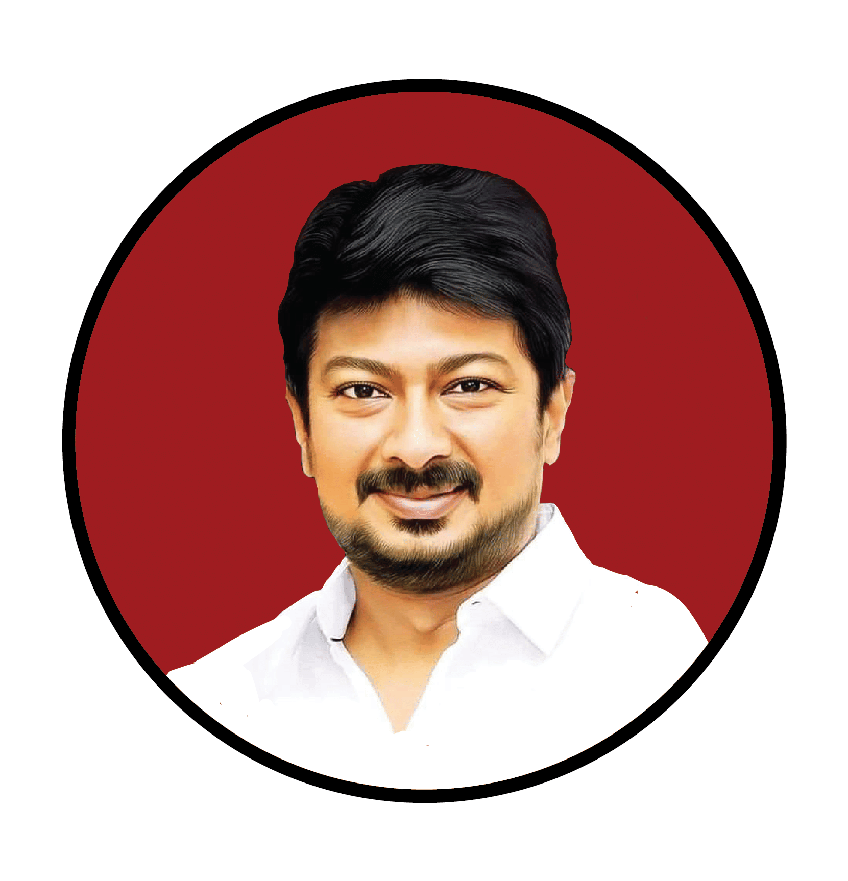     			PEACOCKRIDE Udhayanidhi Stalin I DMK I Bike Sticker ( PVC Vinyl )