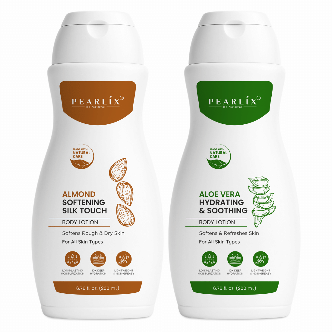     			PEARLIX Glowing Skin Lotion For All Skin Type 200 ml (Pack of 2) ( Pack of 2 )
