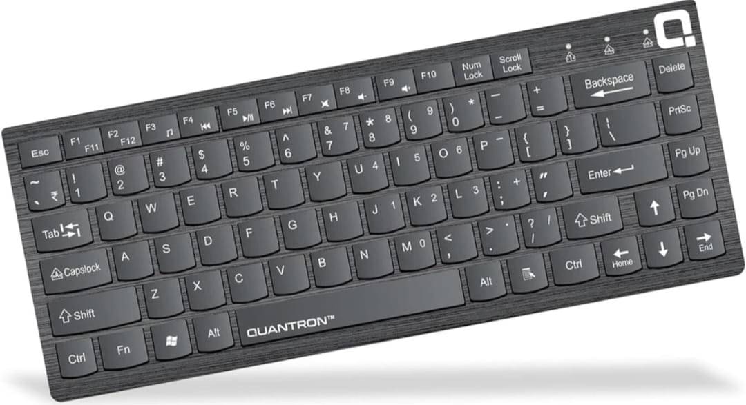     			QUANTRON Black USB Wired Desktop Keyboard