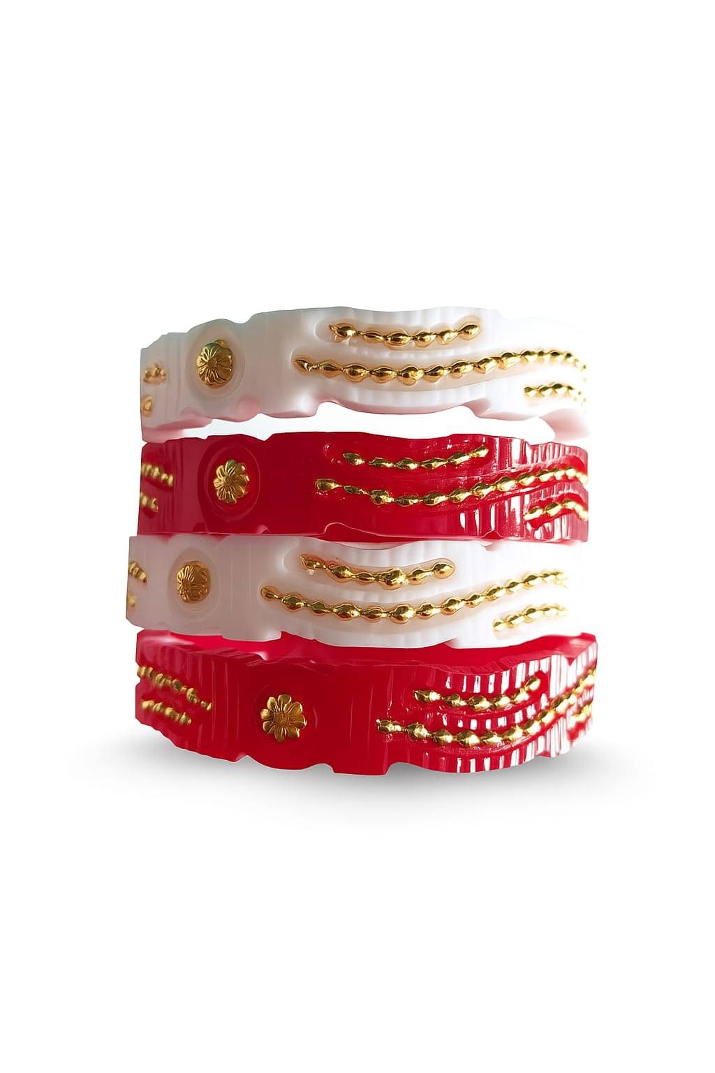 SP ENTERPRISES Multicolor Bangle Set ( Pack of 4 ) SP ENTERPRISES Multicolor Bangle Set ( Pack of 4 )