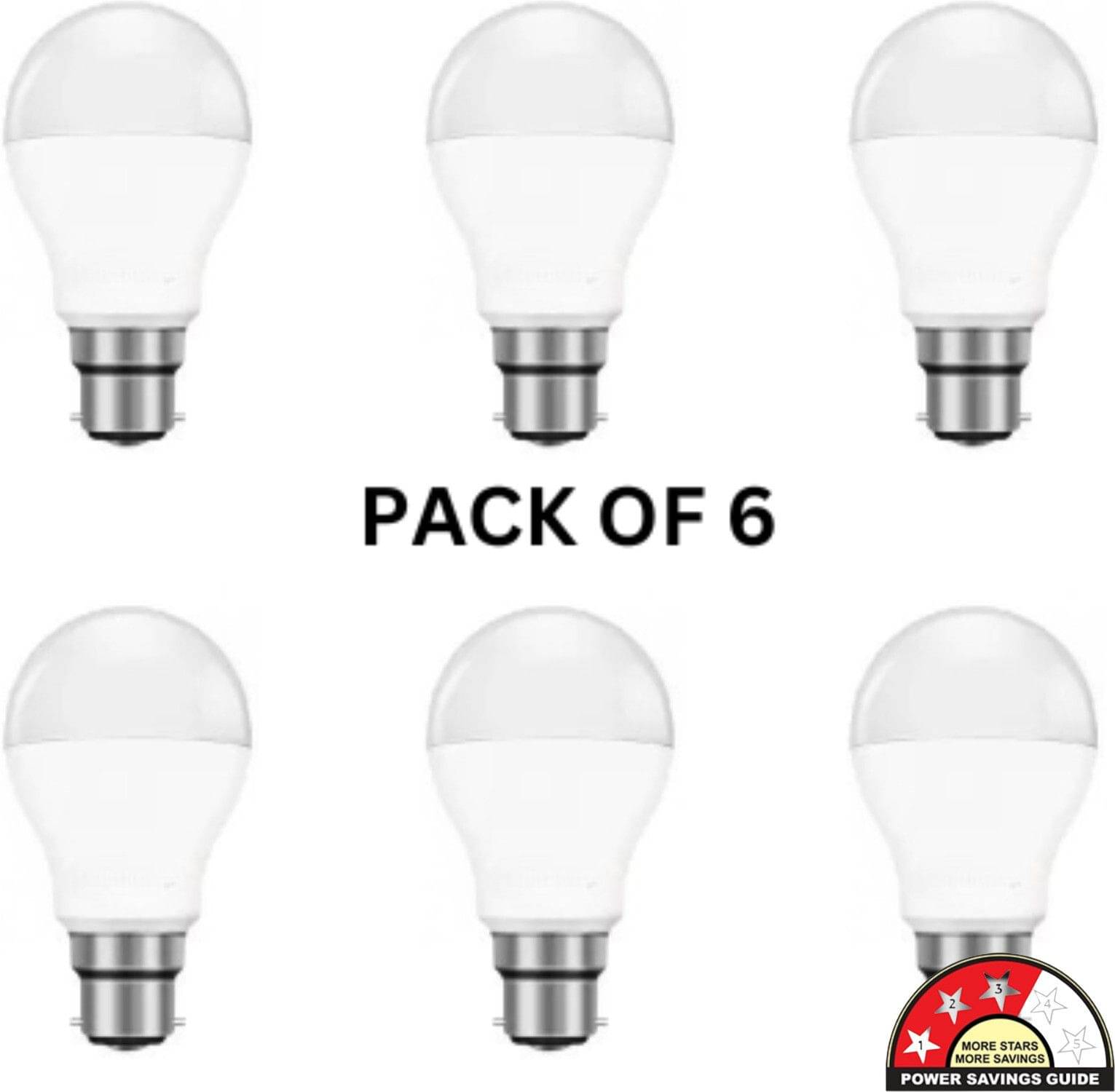     			SPARKWORLD 12W Cool Day Light LED Bulb ( Pack of 6 )