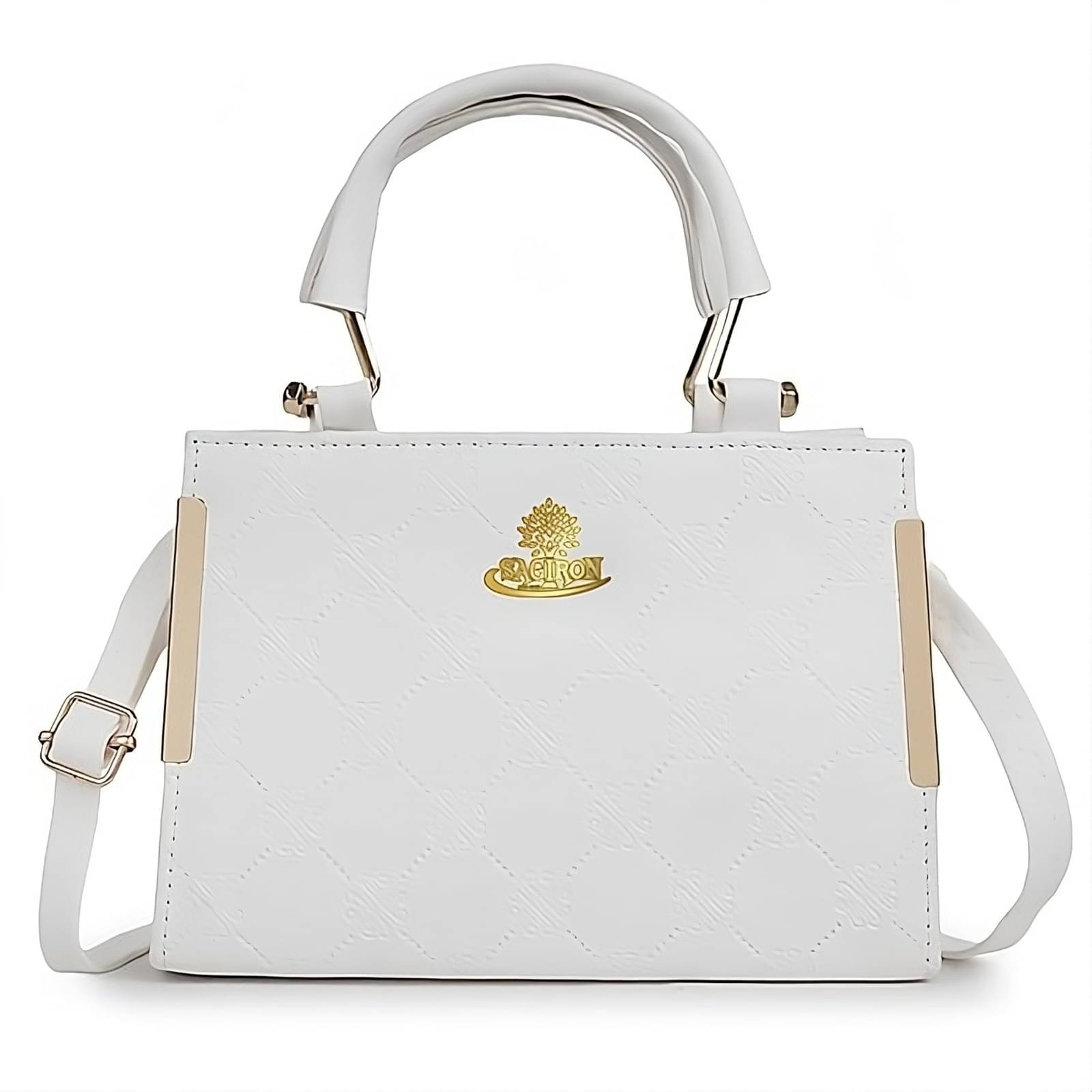     			Sagiron Sling Bag Artificial Leather Set of 1 ( White )