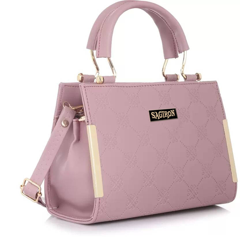     			Sagiron Sling Bag Artificial Leather Set of 1 ( Pink )