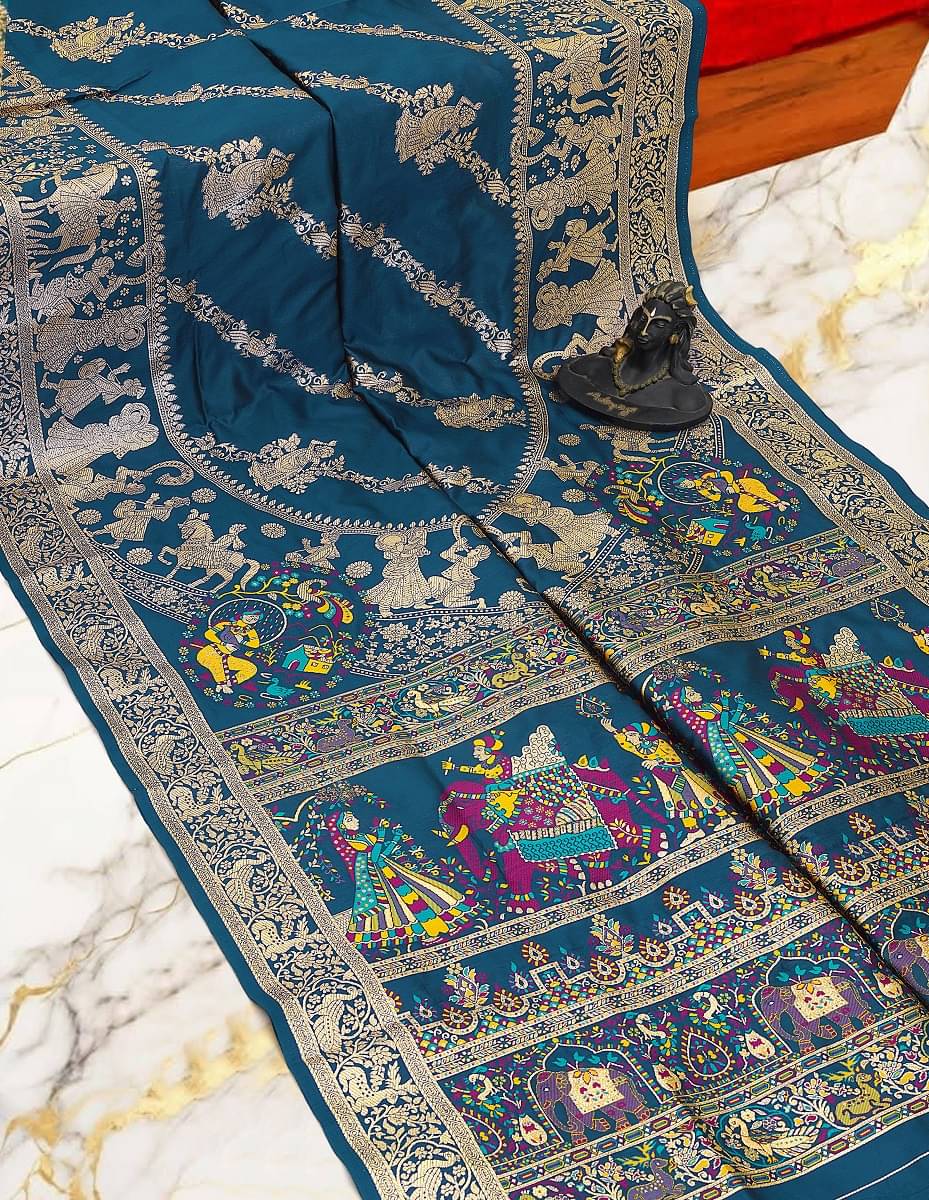 Semore Art Silk Solid Baluchari Saree With Unstitched Blouse Piece ( Beige )     			Semore Art Silk Solid Baluchari Saree With Unstitched Blouse Piece ( Beige )